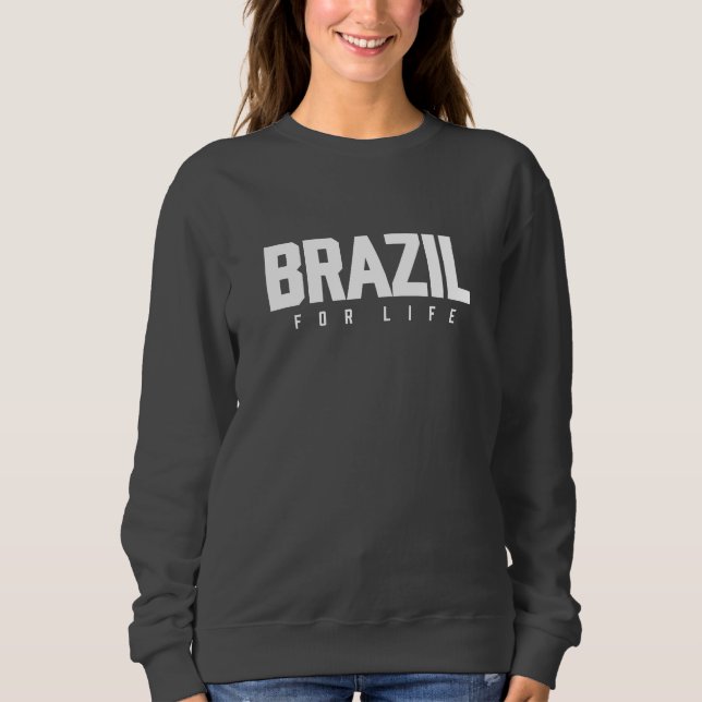 Sudadera Brazil For Life (Anverso)