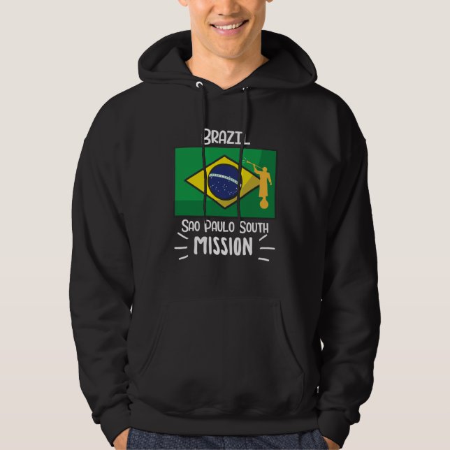 Sudadera Brazil Sao Paulo South Mormon LDS Mission Missiona (Anverso)