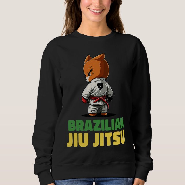 Sudadera Brazilian Jiu Jitsu and Grappling Fox (Anverso)