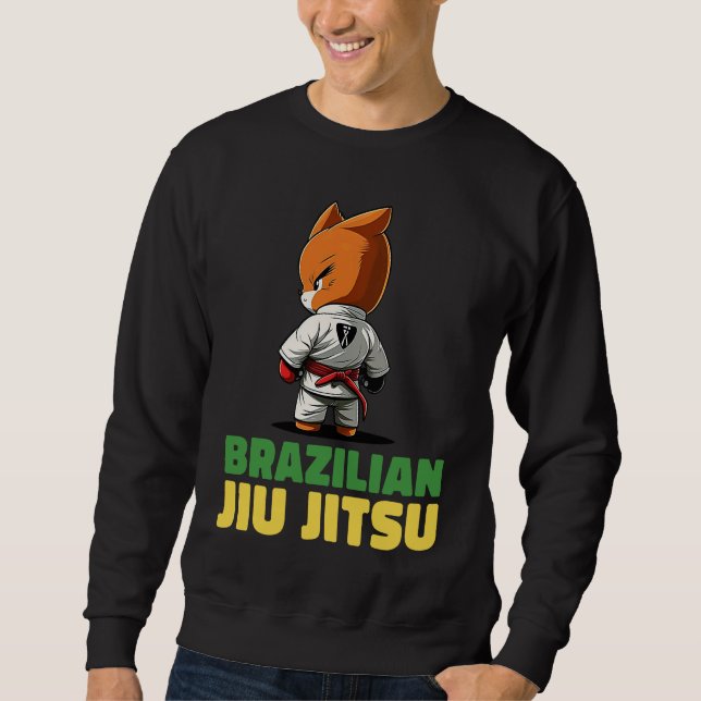 Sudadera Brazilian Jiu Jitsu and Grappling Fox (Anverso)