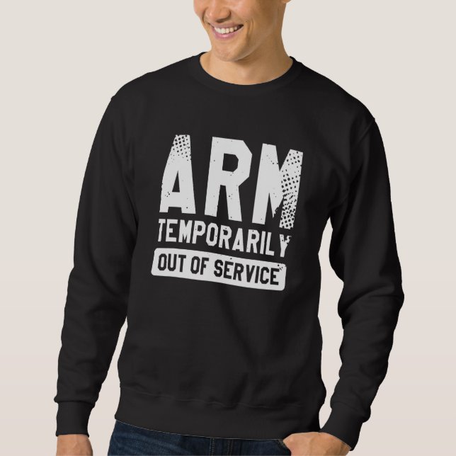 Sudadera Brazo temporalmente fuera de servicio Lesión de br (Anverso)