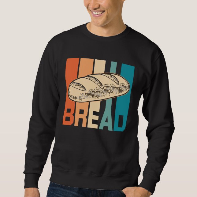 Sudadera Bread Retro Cake And Cookies Baking For A Baker (Anverso)