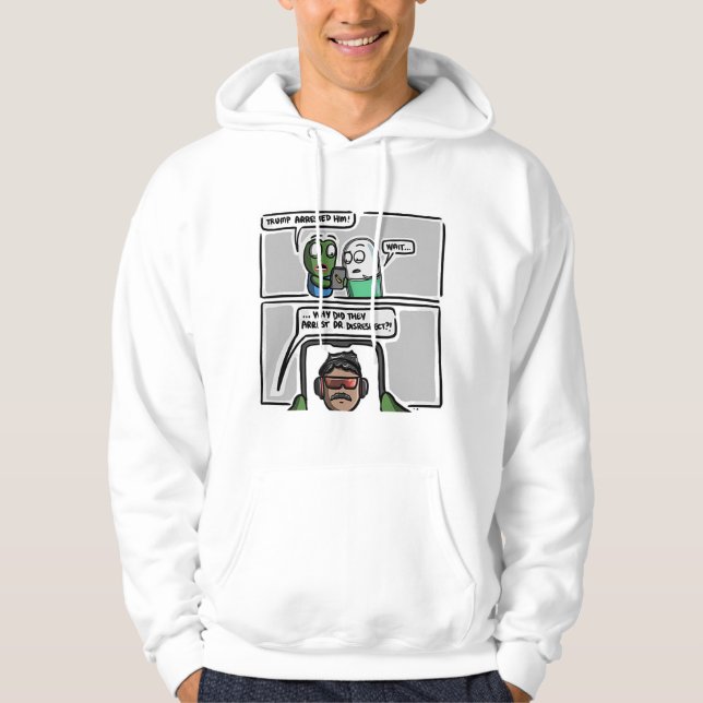 Sudadera “Breaking News Confusion”  T-Shirt Hoodies (Anverso)