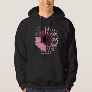 Sudadera Breast Cancer Awareness Gifts Christian Faith Hope