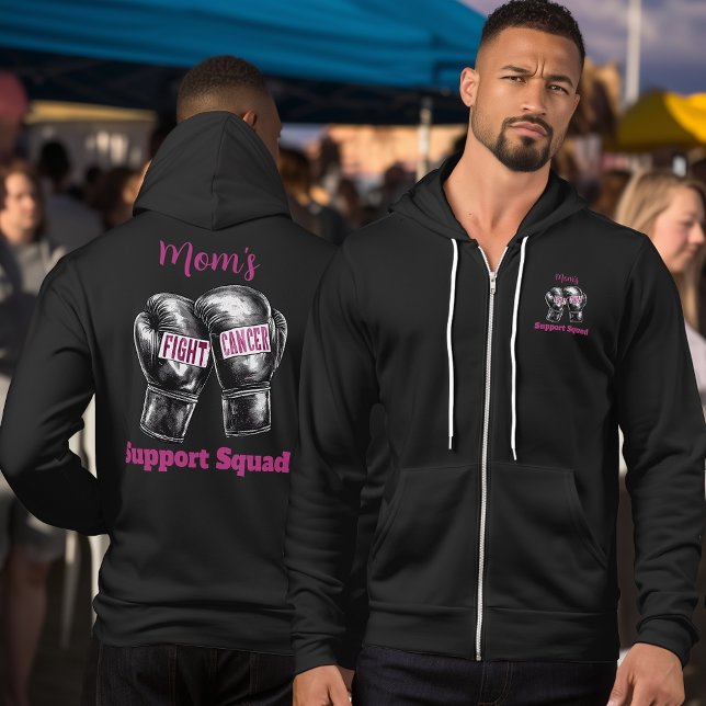 Sudadera Breast Cancer Fighter Support Squad (Subido por el creador)