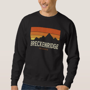 Sudadera Breckenridge Colorado Montañas Vintage Senderismo