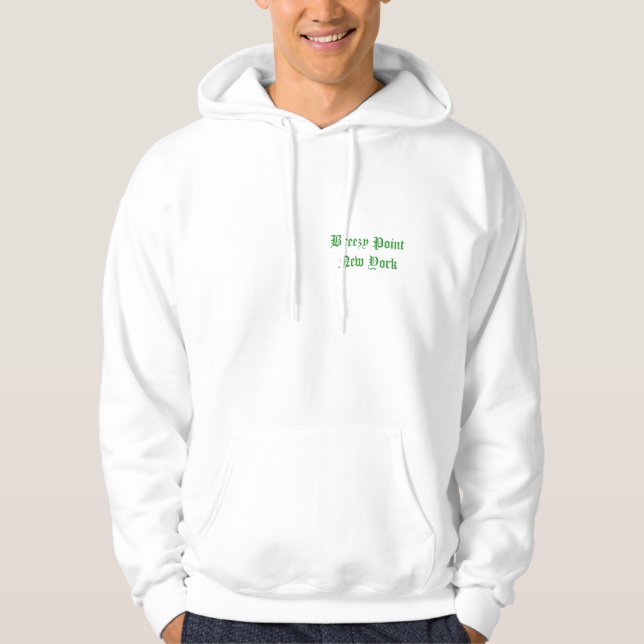 Sudadera Breezy Point New York St. Patrick's Day Hoodie (Anverso)