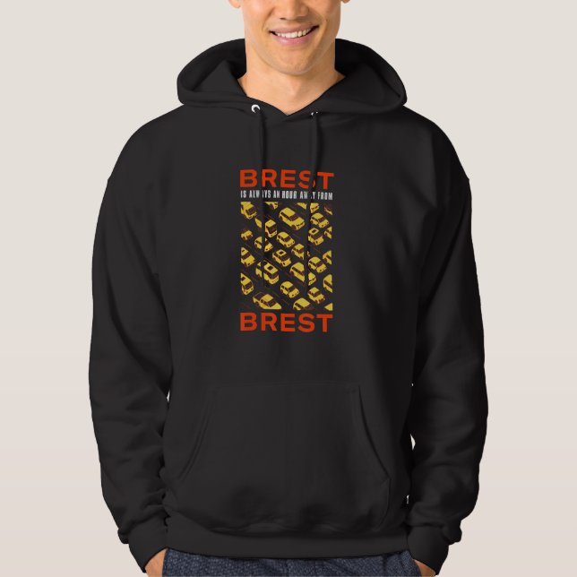 Sudadera Brest se encuentra a 1 hora de Brest Traffic Franc (Anverso)