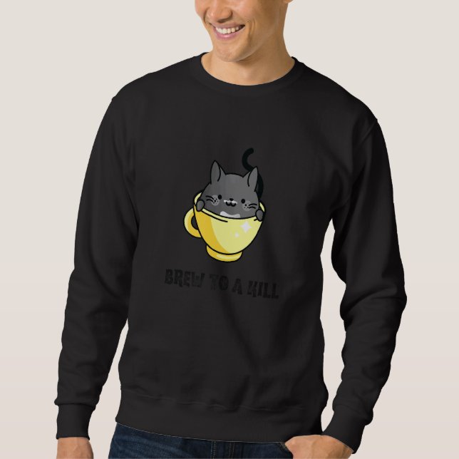Sudadera Breve A Matar A Un Gato Negro Detective Tea Cup Ac (Anverso)