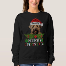 Briard Dog Merry Christmas