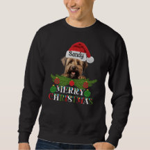Briard Dog Merry Christmas