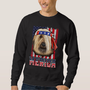 Sudadera Briard Merica 4 De Julio Bandera Patriótica De Per