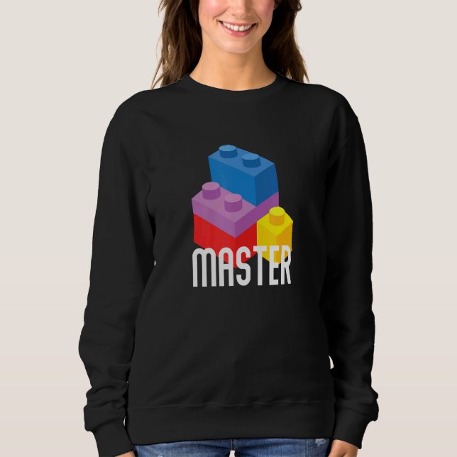 Sudadera Brick Master Building Blocks Bricks Toyys Builder (Anverso)