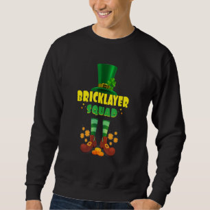 Sudadera Bricklayer Squad Funny Irish St Patrick Day