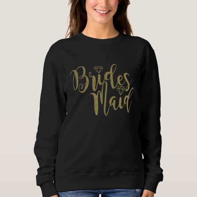Sudadera Bride Cute Bridesmaid Bachelorette Party (Anverso)