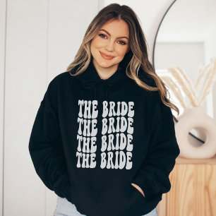 Sudadera Bride White Customized Matching Bridal Party