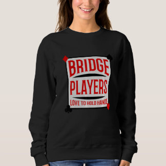 Sudadera Bridge Players Playing Card Hands