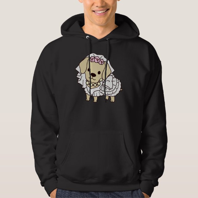 Sudadera Brie Yellow Labrador Retriever (Anverso)