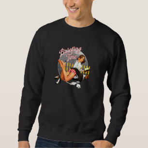 Sudadera Briefing Time Classic Bomber Nose Style