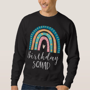 Sudadera Brigada de cumpleaños con regalos de arco iris Fel
