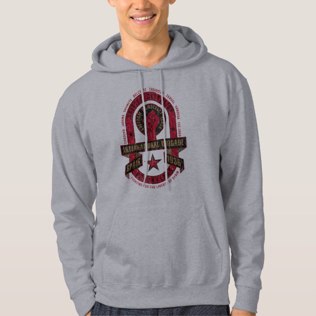 Sudadera Brigada Internacional Batallón Británico (Anverso)