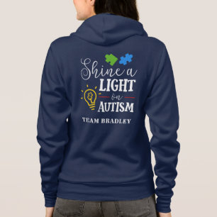 Sudadera Brilla personalizada una luz sobre el equipo de co