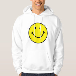 Sudadera Brillante Amarillo Feliz Cara Sonriente