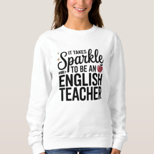 Sudadera Brillar para ser profesor de inglés