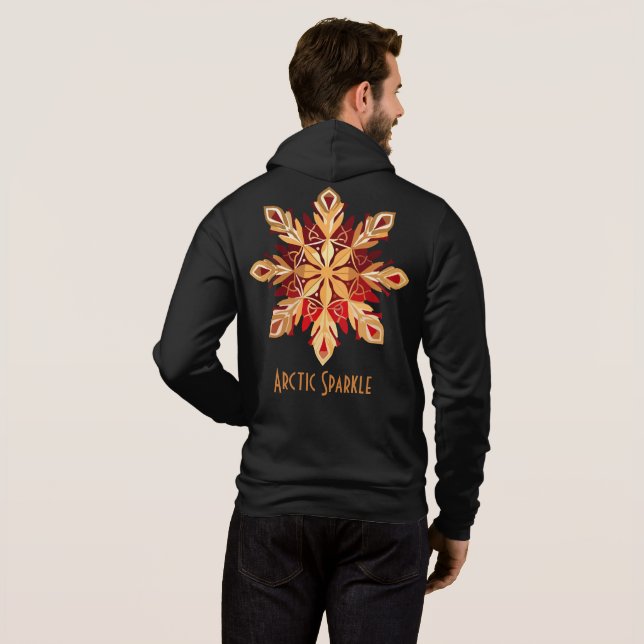 Sudadera Brillo Ártico (Reverso completo)