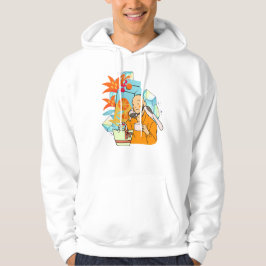 Sudadera Brillo Naranja y Soledad con Café