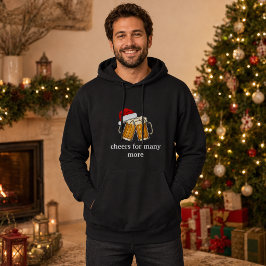 Sudadera Brindis Personalizados para Muchas Más Cervezas de