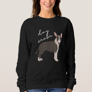 Sudadera Brindle Bull Terrier Dog Mom Mujer