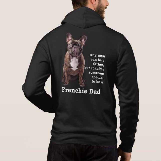 Sudadera Brindle French Bulldog Dad (Reverso)
