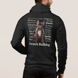 Sudadera Brindle Rasgos de Bulldog francés