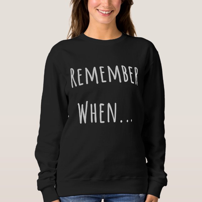 Sudadera Bring Nostalgic Back the Memories (Anverso)