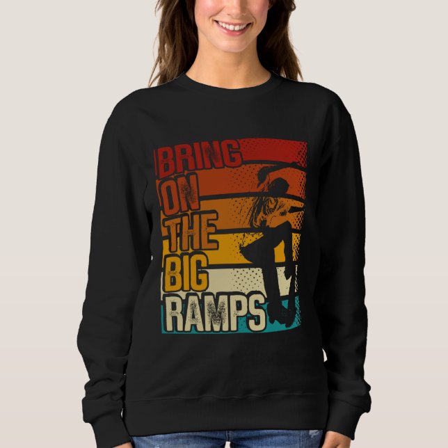 Sudadera Bring On The Big Ramps Backprint Skateboarding Ska (Anverso)