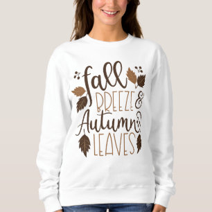 Sudadera Brisa de otoño hojas de otoño
