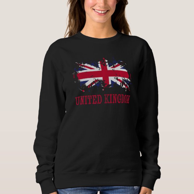 Sudadera British enthusiasts for United Kingdom and United  (Anverso)