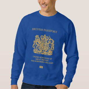 Sudadera British passport cover