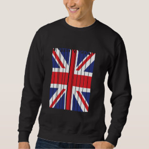 Sudadera British Travel Souvenir Vintage Reino Unido Fla