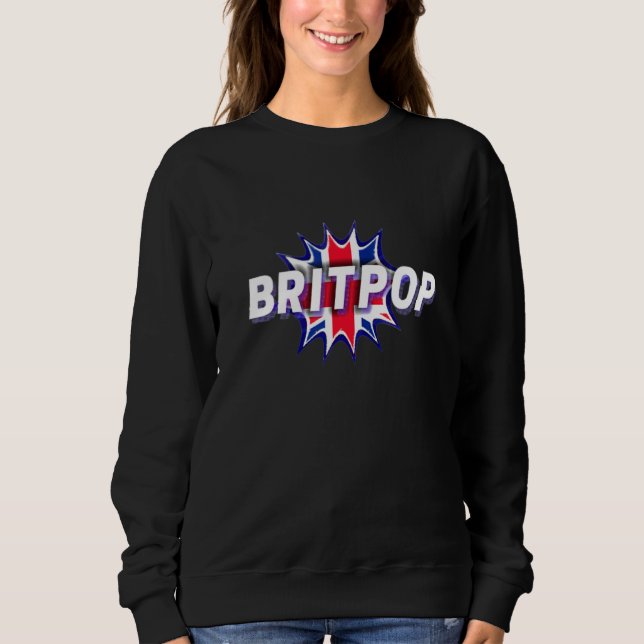 Sudadera Britpop Uk British Music Reino Unido Great Brit (Anverso)