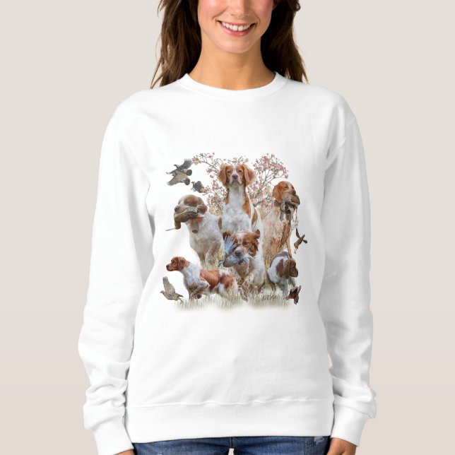 Sudadera Brittany Spaniel  (Anverso)