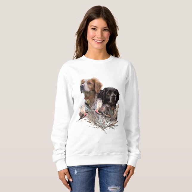 Sudadera Brittany Spaniel  (Anverso completo)