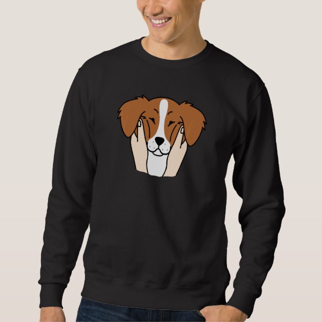 Sudadera Brittany Spaniel Chubby Cheeks Dog (Anverso)