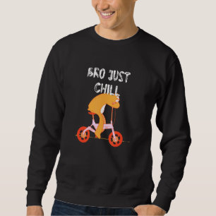 Sudadera Bro Just Chill Sloth Sayings Citas Perezosas 2