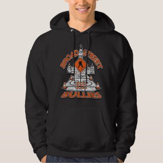 Sudadera Broad Street Bullies Filadelfia Naranja y negro