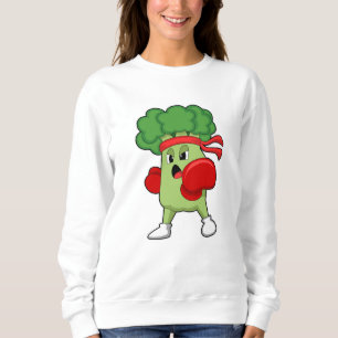Sudadera Broccoli en boxeo con guantes de boxeo