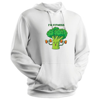 Sudadera Broccoli exercising saying: "I'm Fitness"