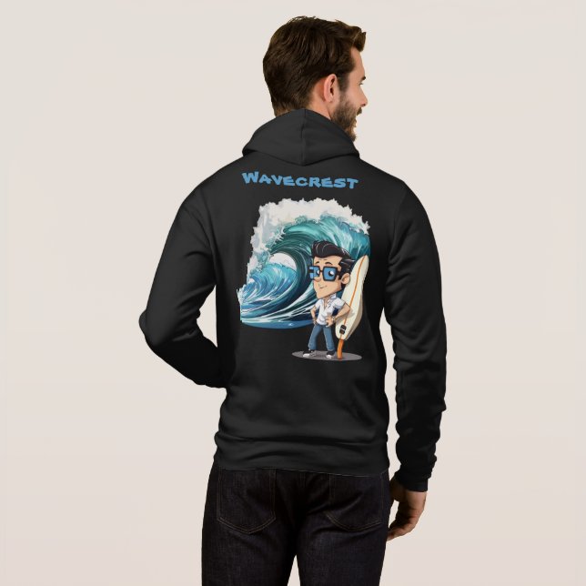 Sudadera Brody Ocean Wavecrest (Reverso completo)