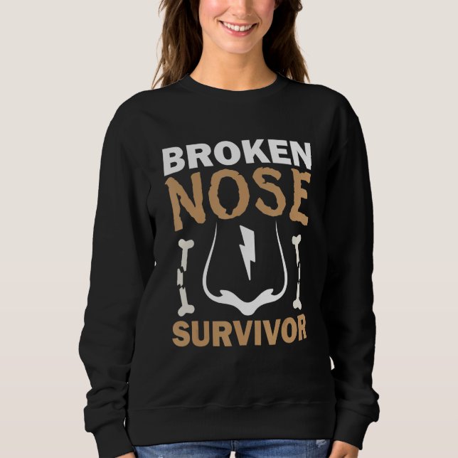 Sudadera Broken Bones Broken Nose Survivor (Anverso)